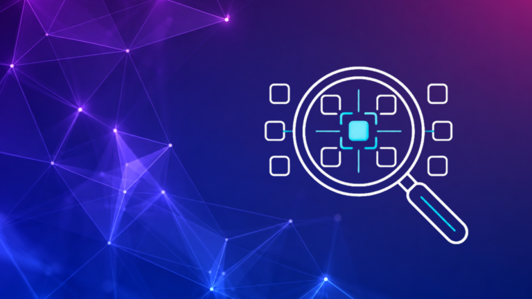 Arte institucional da DM Agência com fundo azul e roxo, texto sobre marketing com verdade e organização estratégica para presença digital.