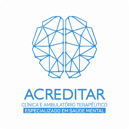 Logotipo da Clínica Acreditar, cliente atendida pela DM Agência em projeto de presença digital