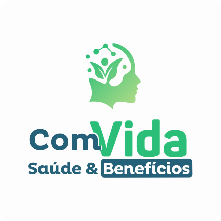 Logotipo da Com Vida, marca atendida pela DM Agência em comunicação visual e posicionamento digital